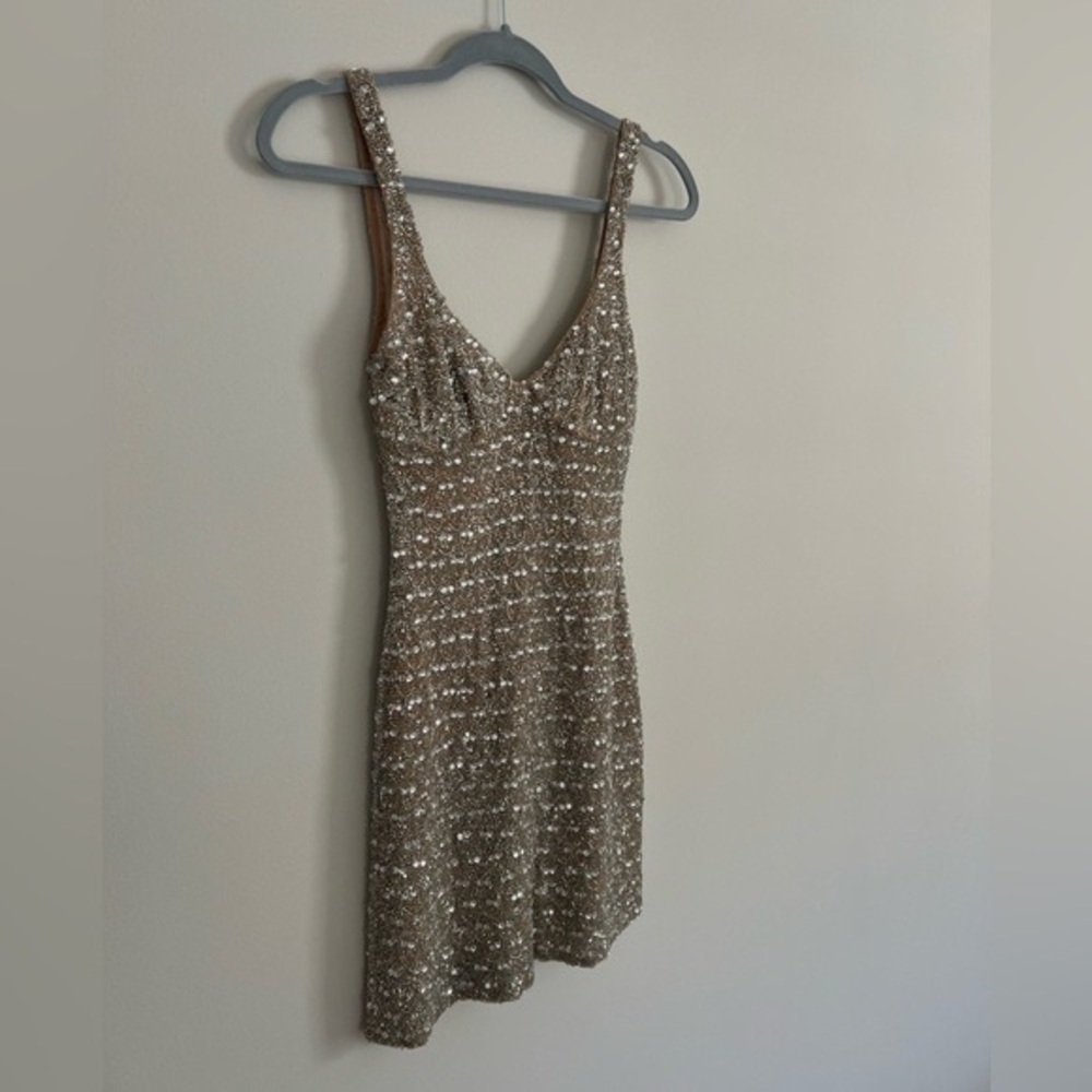 NWT Meshki Elianna Embellished Mini Dress - XS